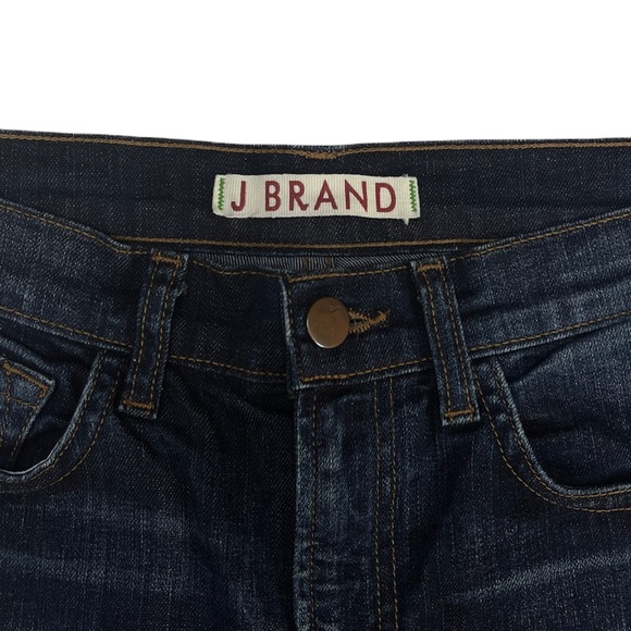 J Brand | Dark Wash High Waist Straight Leg Jeans - Picture 3 of 6